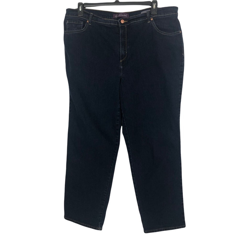 GLORIA VANDERBILT Amanda Women’s Blue Jeans Size 20W Dark Wash Stretch